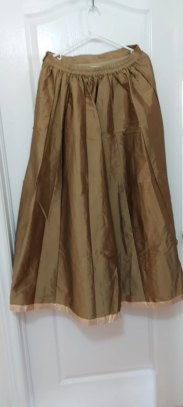 beautiful violet color Indian style dress with skirt - photo 5