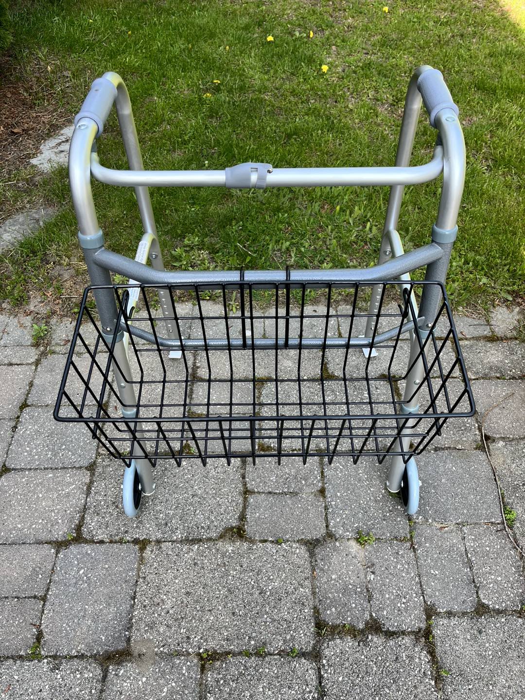 Aluminum Walker with Wheels and Skies thumbnail
