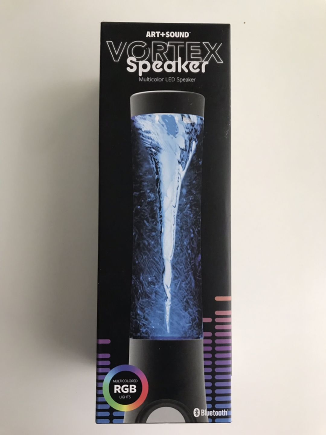 Colorful water vortex speaker