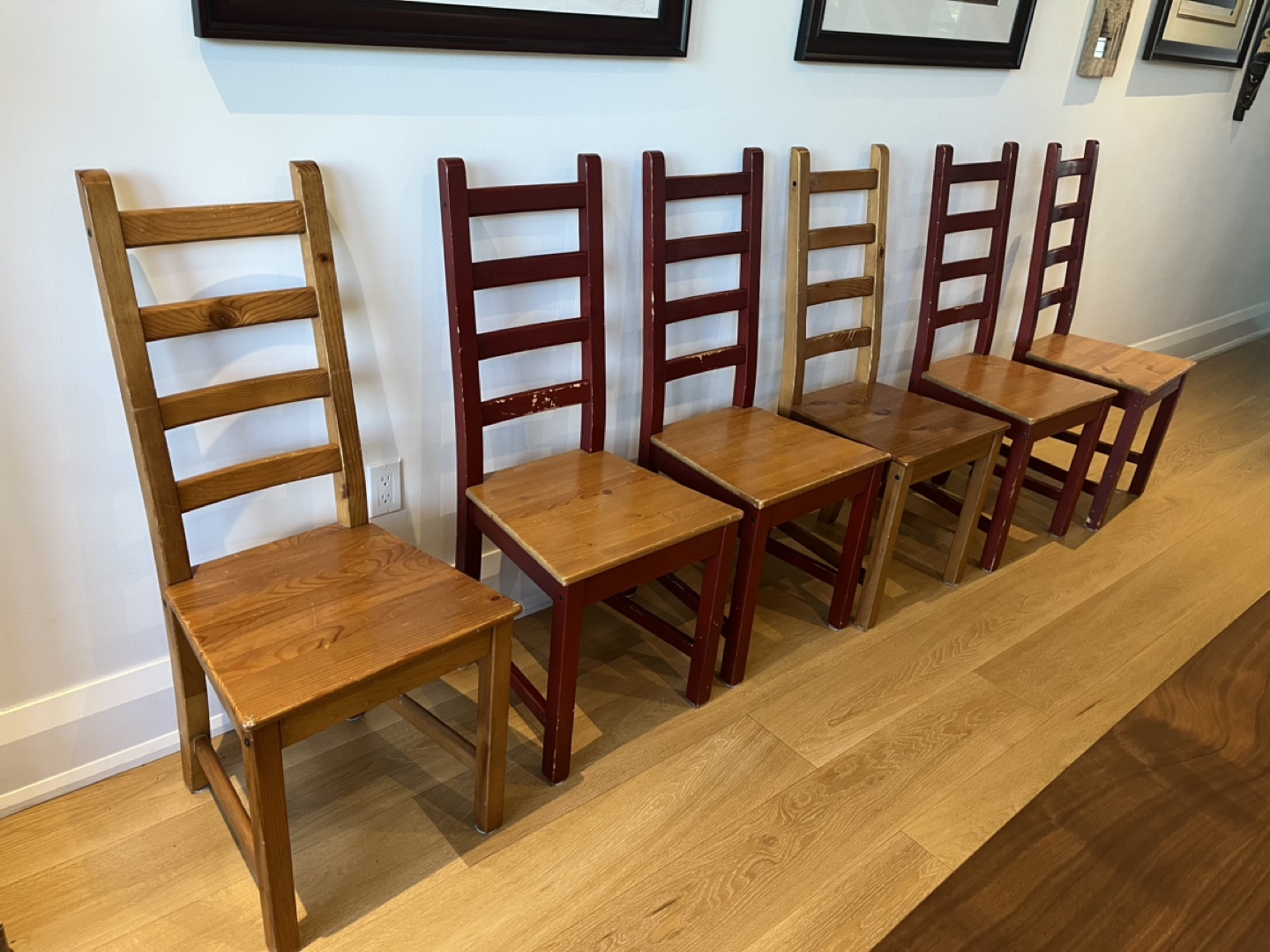 Wooden Dinning Chairs - set of 6