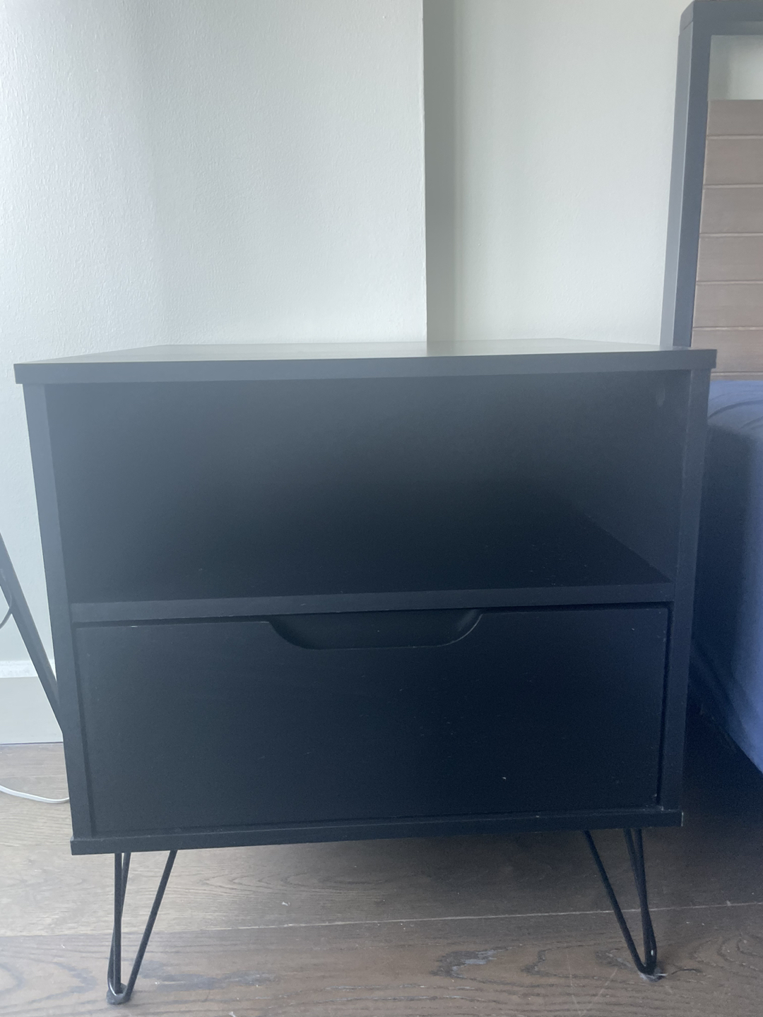 2x black nightstand - photo 2
