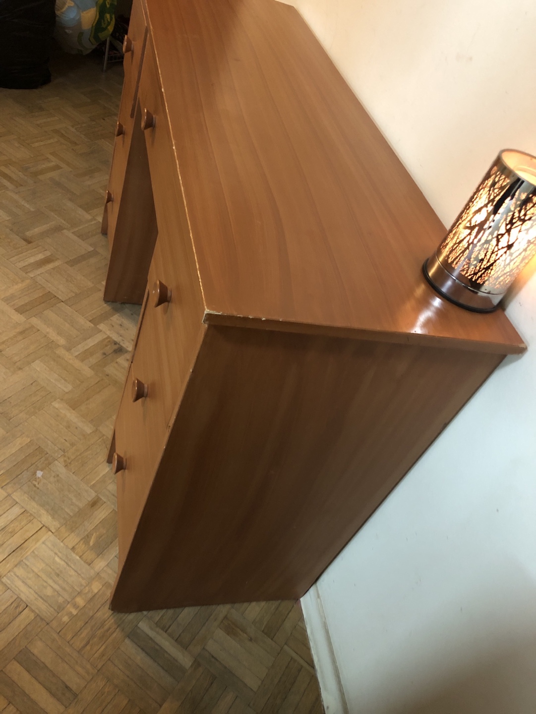 Wooden study table with drawers - photo 3