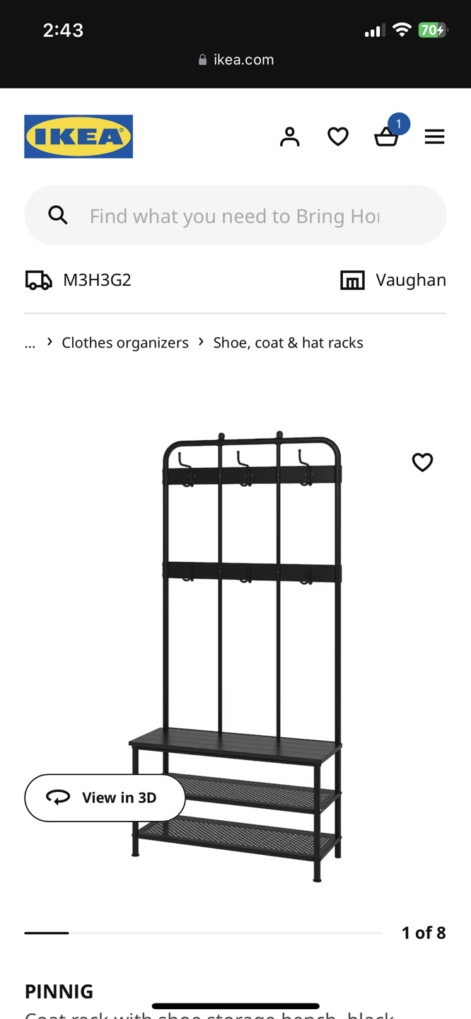 Pinnig coat and shoe rack - photo 4