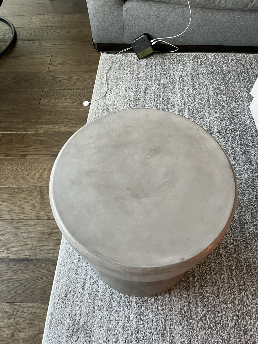 Gray Stone Side Table 16’’ - photo 3