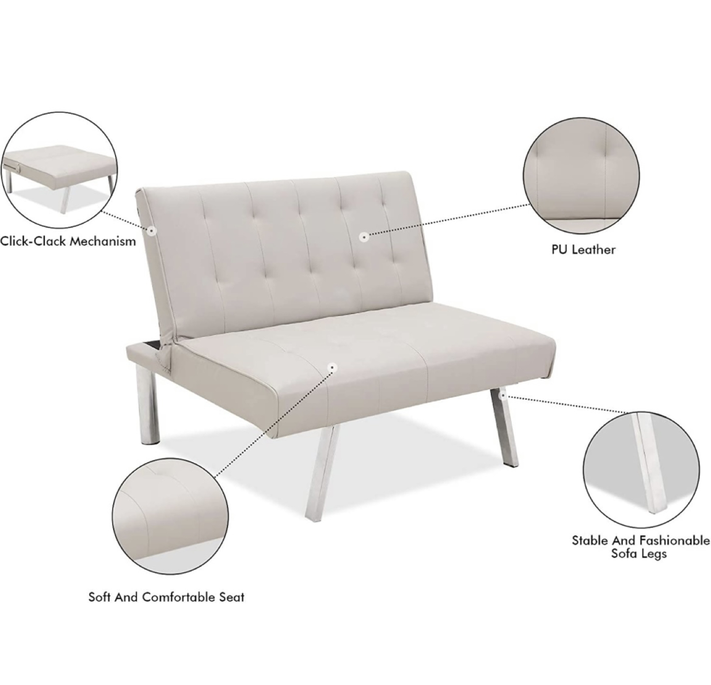 Single futon sofa - photo 4