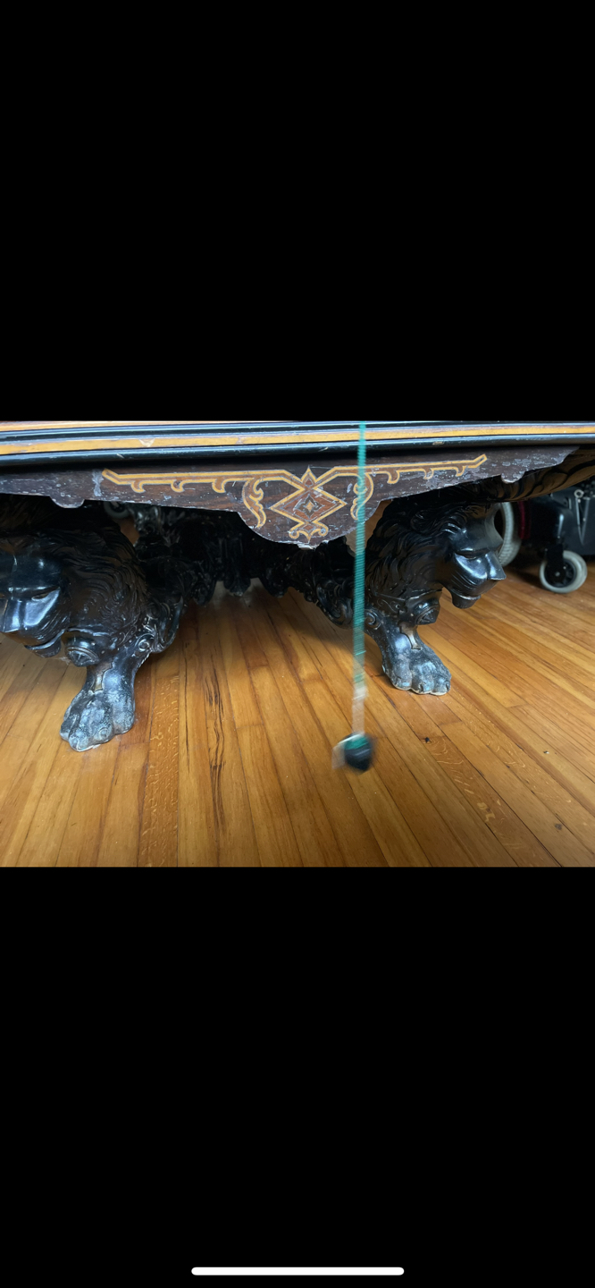 1875 Brunswick 5x10 Billiard Pool Table - photo 4