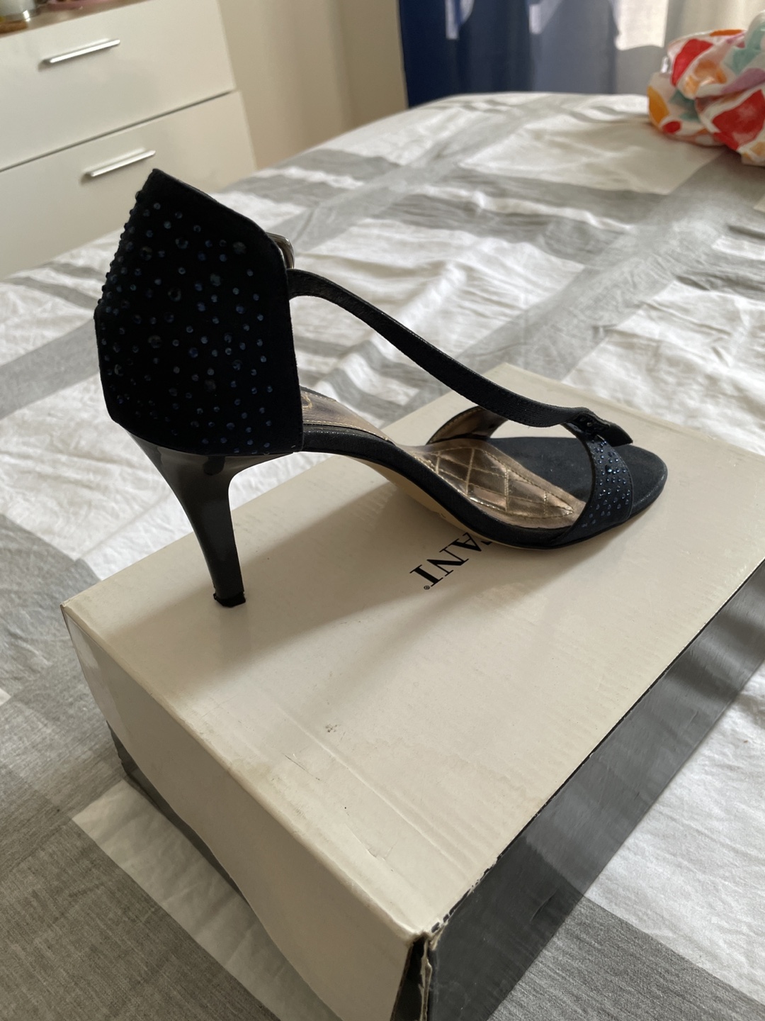 7.5 ALFANI Navy heels - photo 2