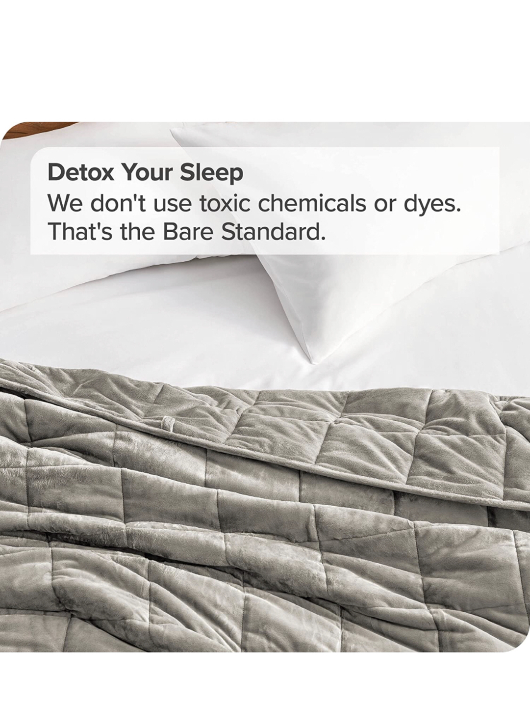 Bare Home Weighted Blanket King Size 25lb (80" x 87") for Adults image indicator(3)