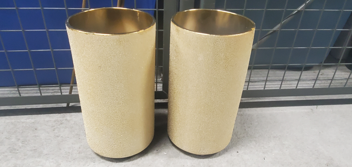 Gold inside and out Big Vases thumbnail