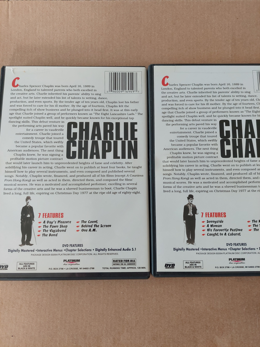 Charlie Chaplin" movies collection - photo 2