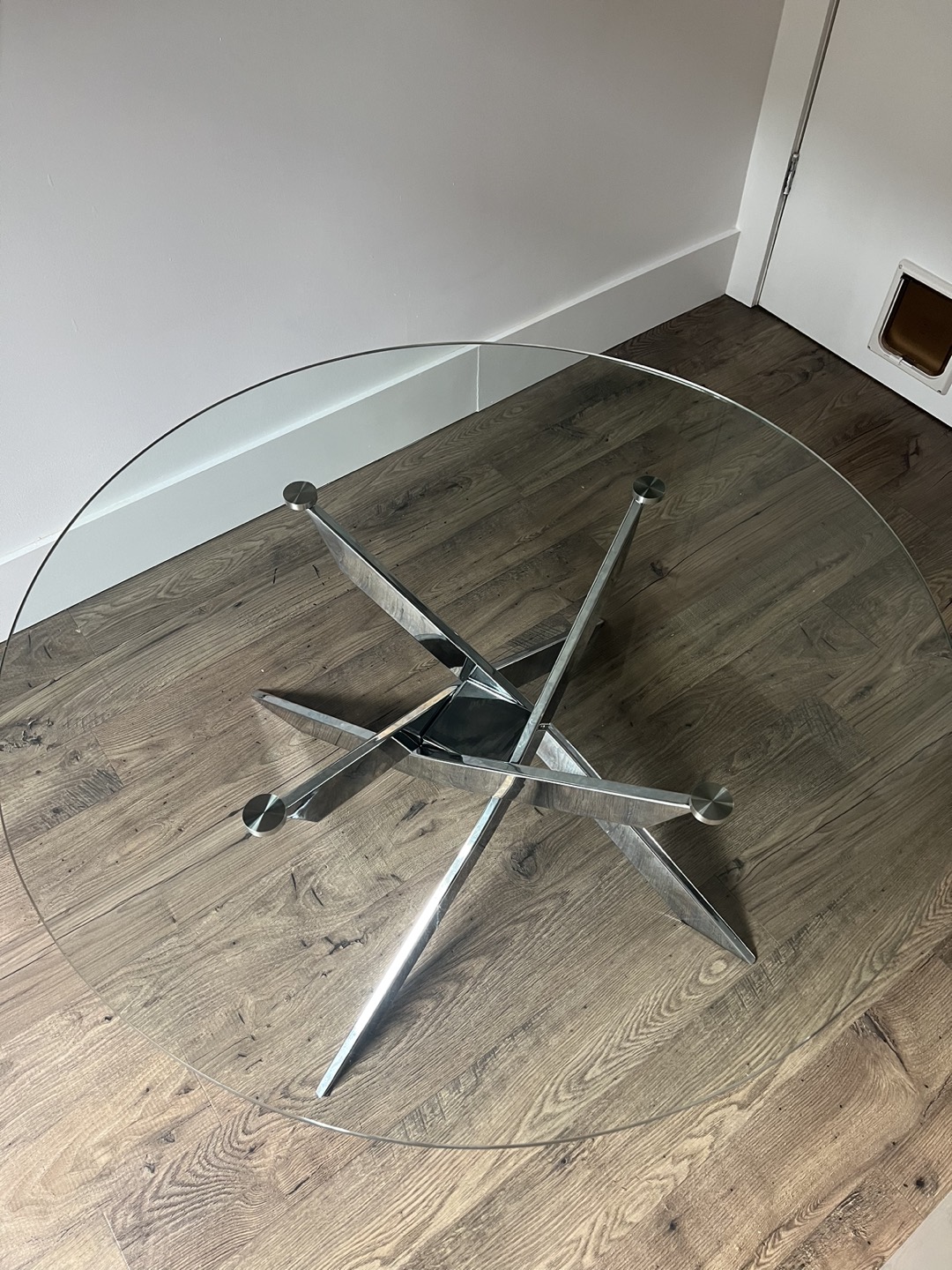 Round Glass Coffee Table - photo 4
