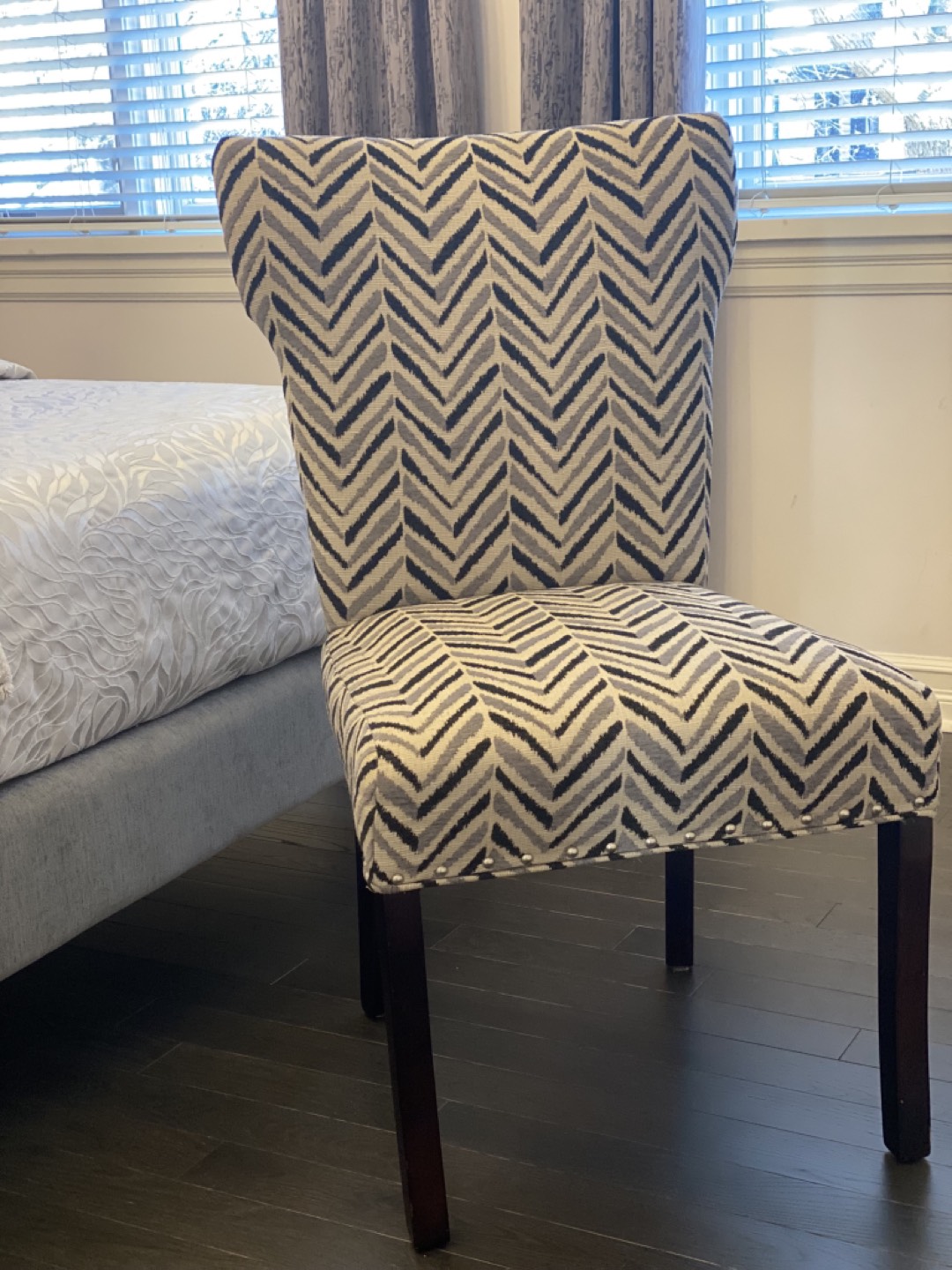Occasional chair Chevron design Mint conditions