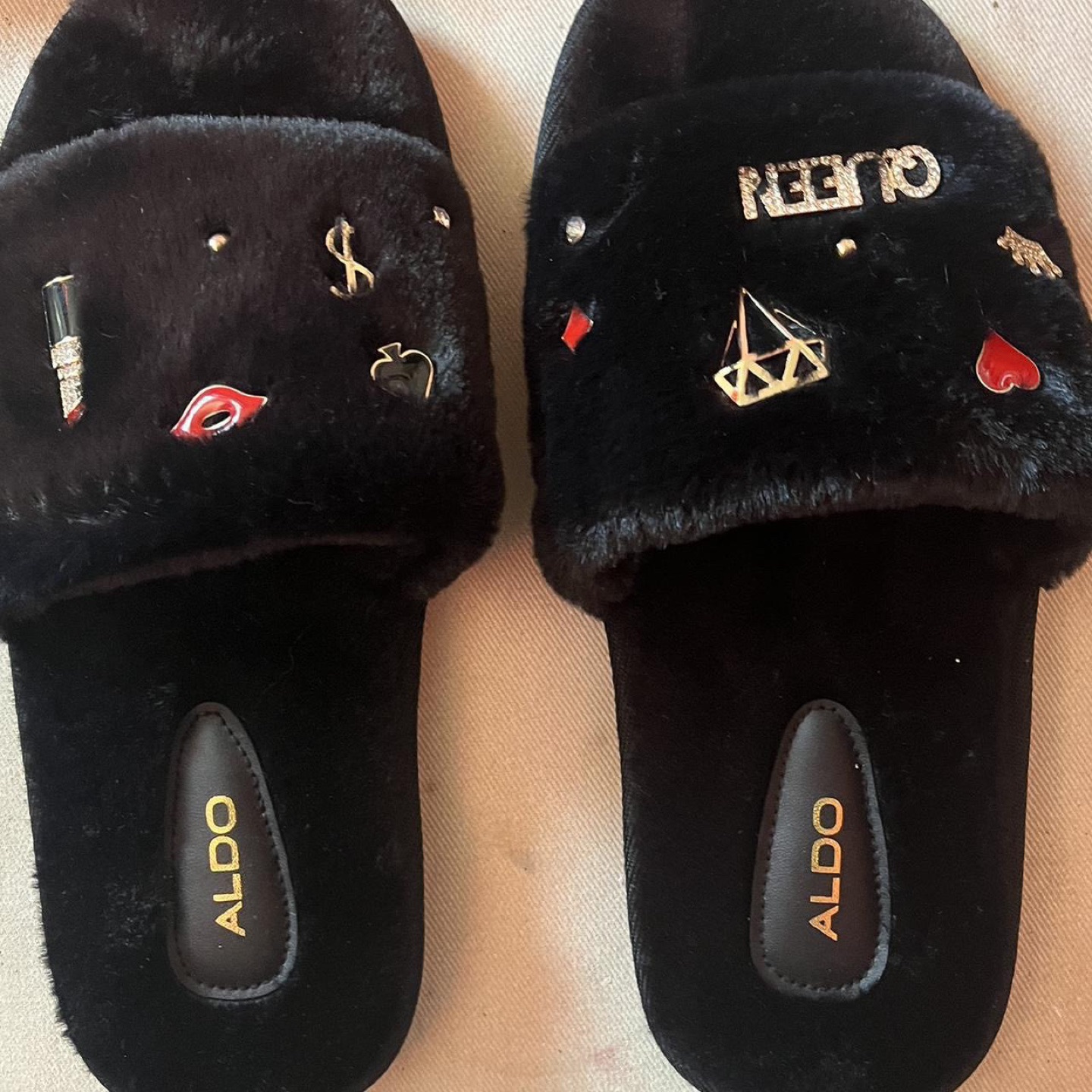 fuzzy slippers