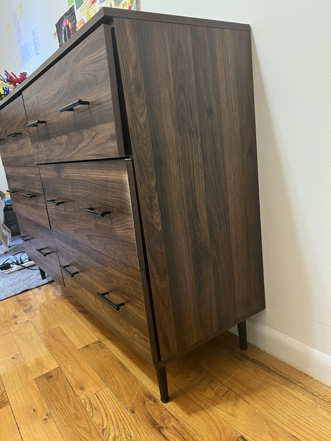Dark walnut 6 drawer dresser - photo 2