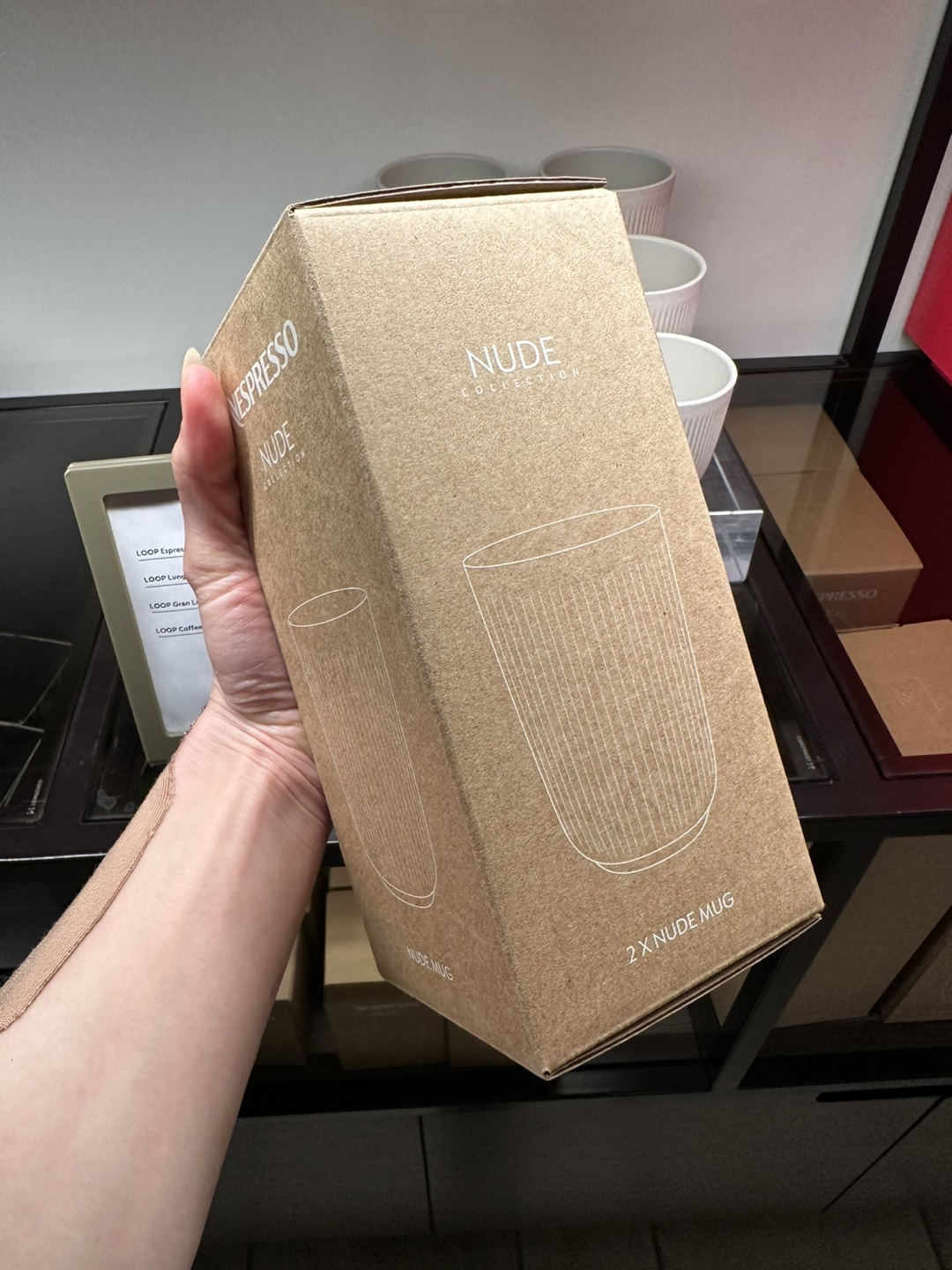 BNIB Nespresso Nude Coffee Cup Set thumbnail