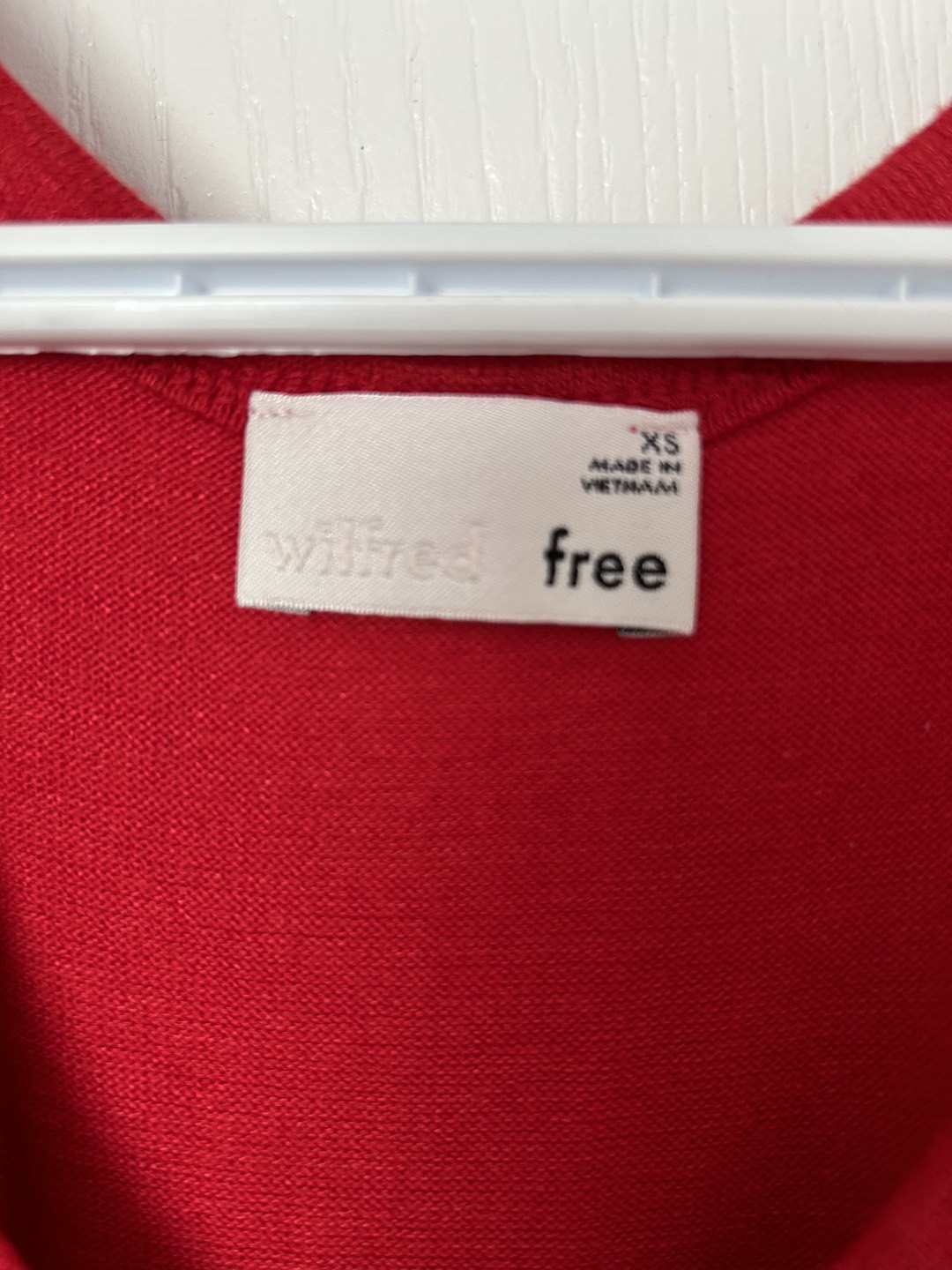 Wilfred free red dress (2 way wear) like new image indicator(3)