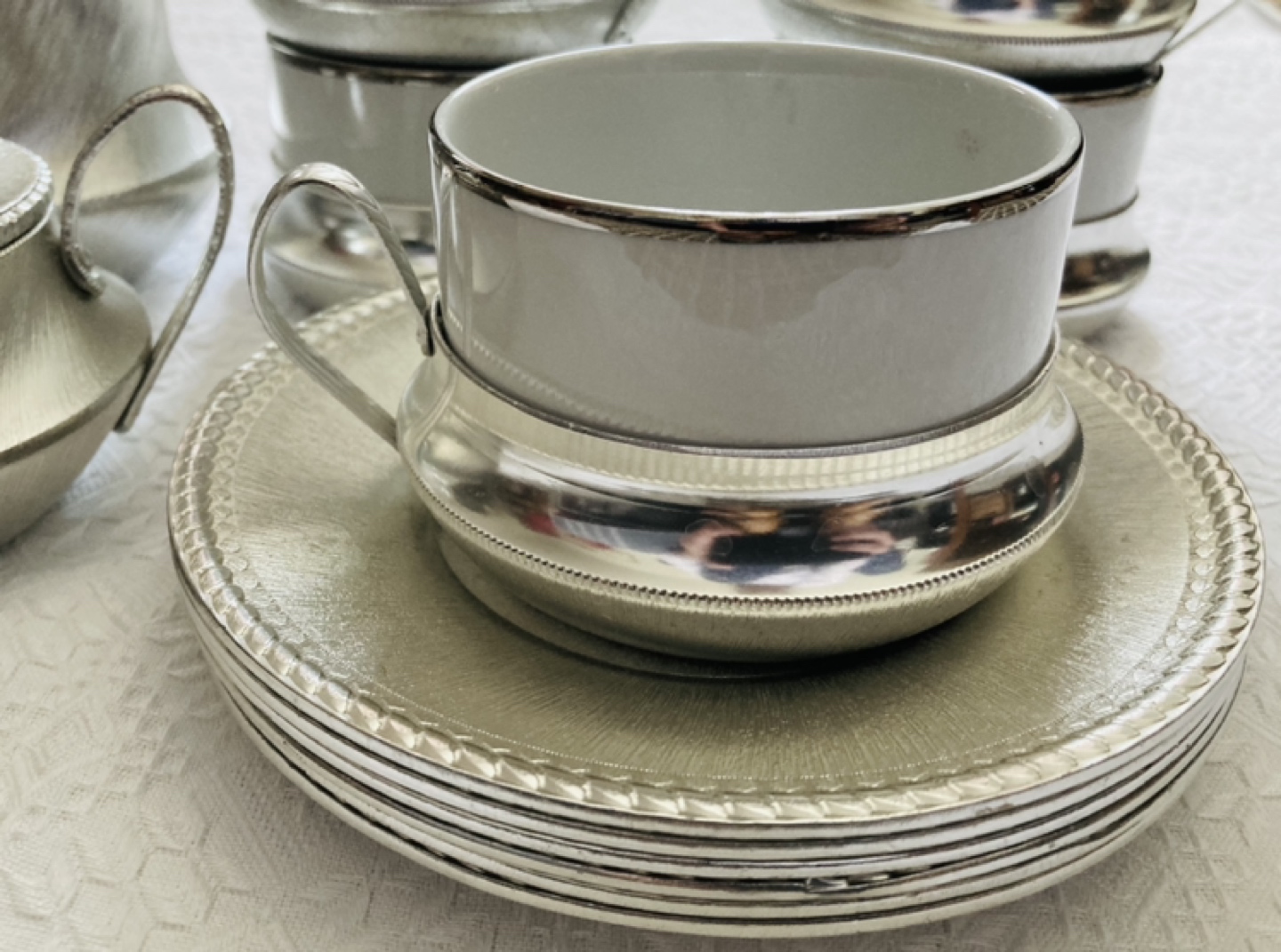 Vintage Italian Tea Set 1980s thumbnail