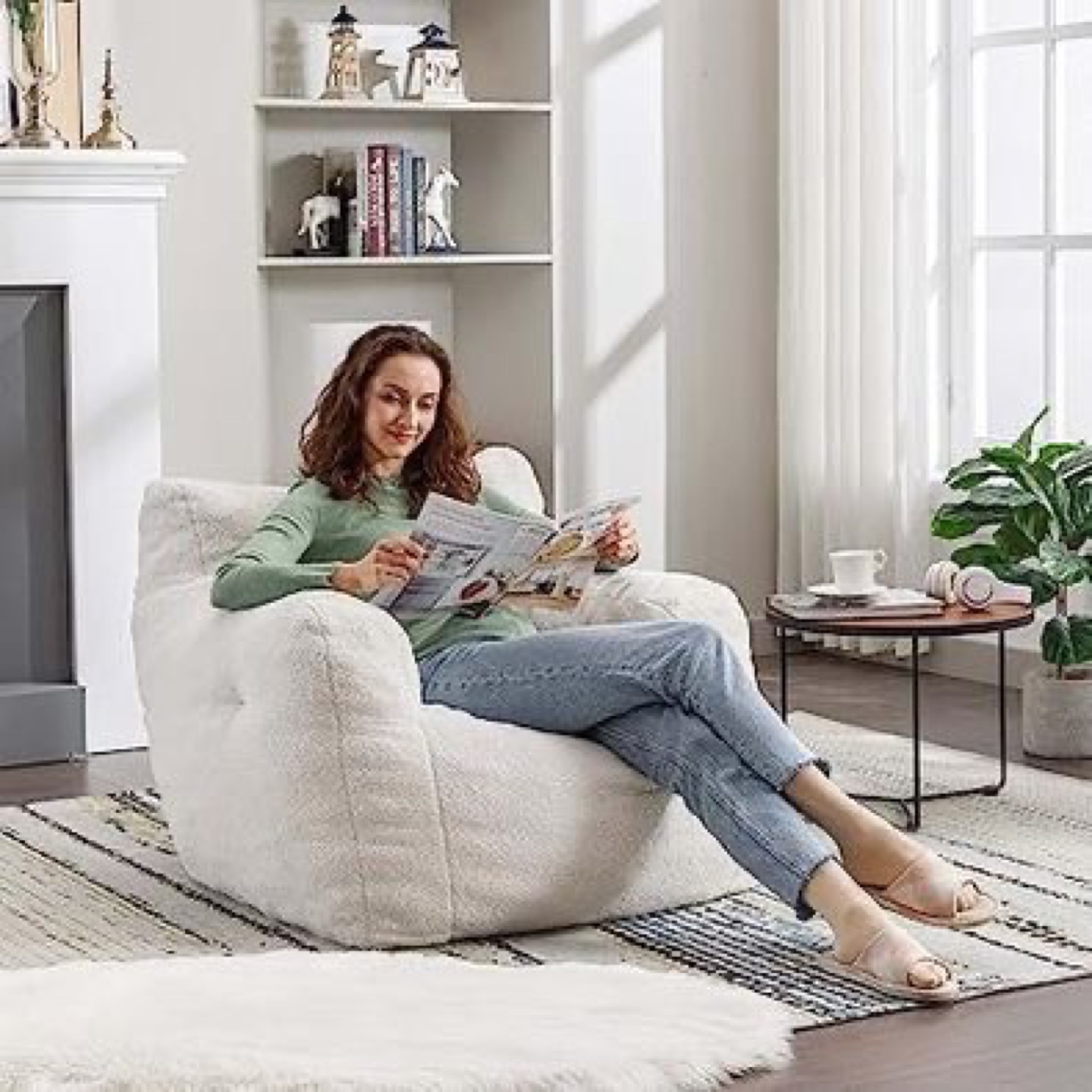 bean bag chair, Accent Chair Ultra Soft Sofa