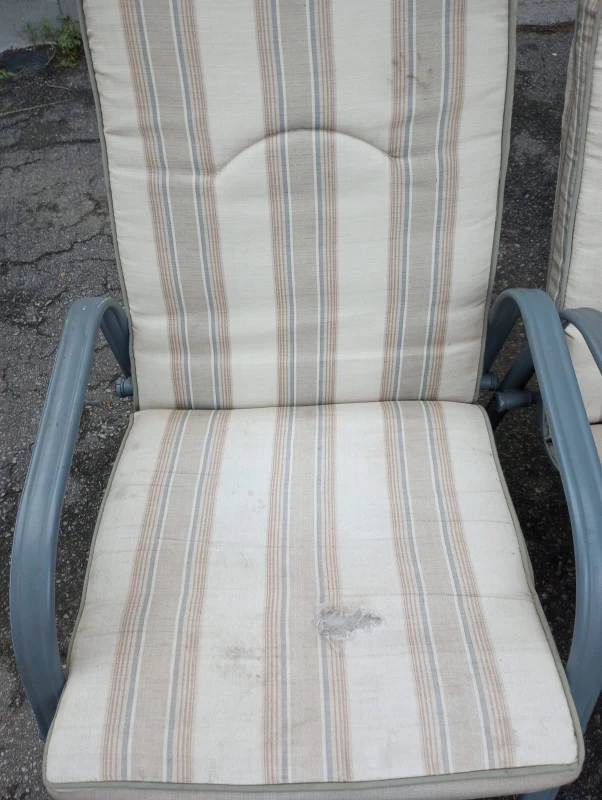 Patio chairs with cushions - photo 4