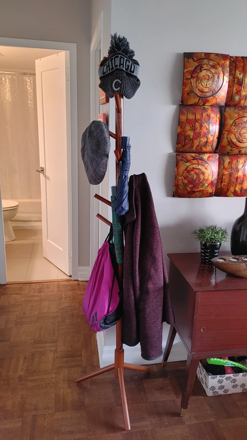 Solid wood coat rack - photo 5