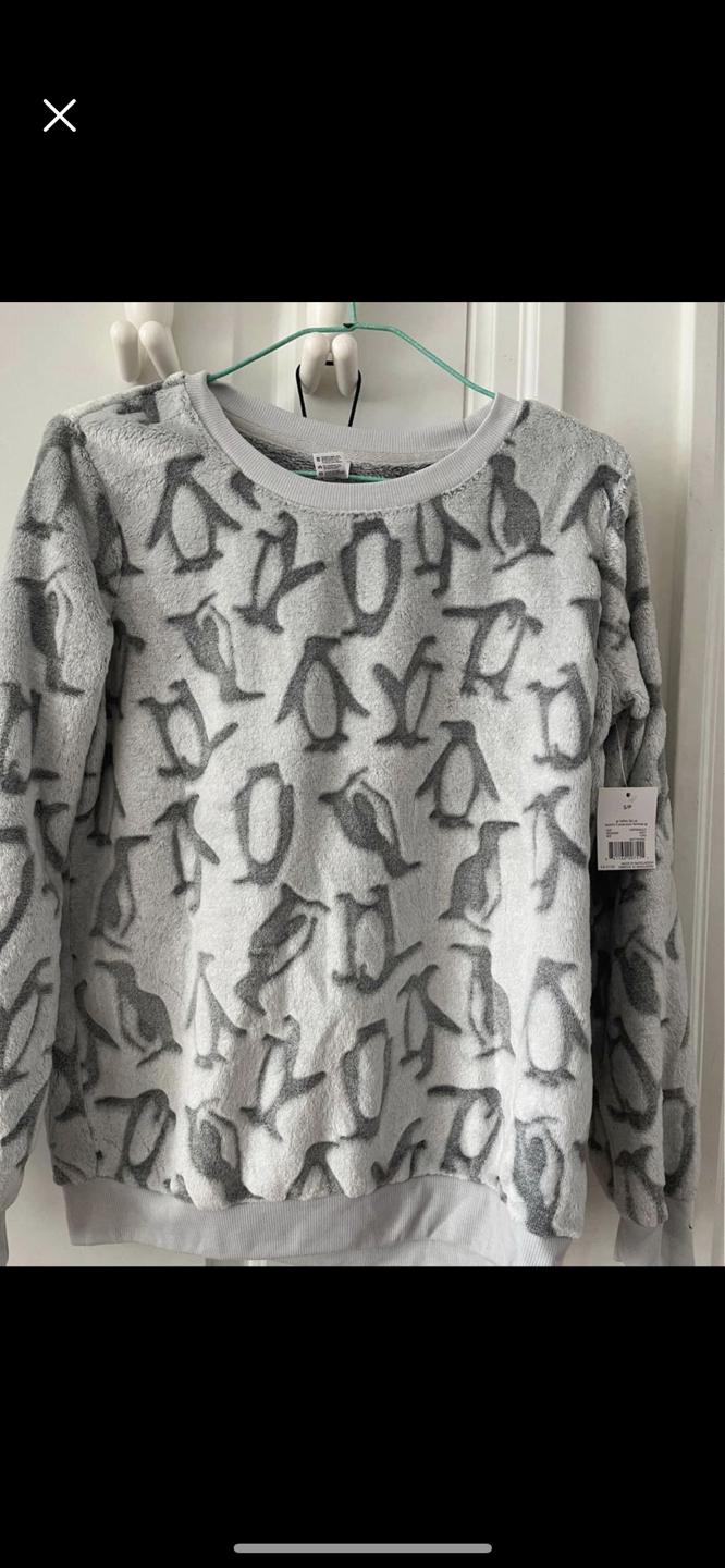 New cozy penguin sleepwear set size small thumbnail