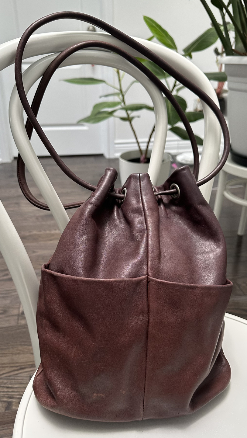 Genuine Polo & Racquet Club Brown Bucket Bag image indicator(2)