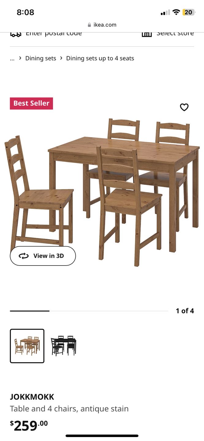 Dining Table set-Ikea - photo 4