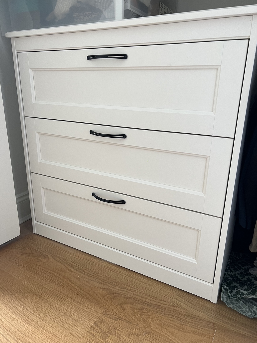 2-drawer chest white color