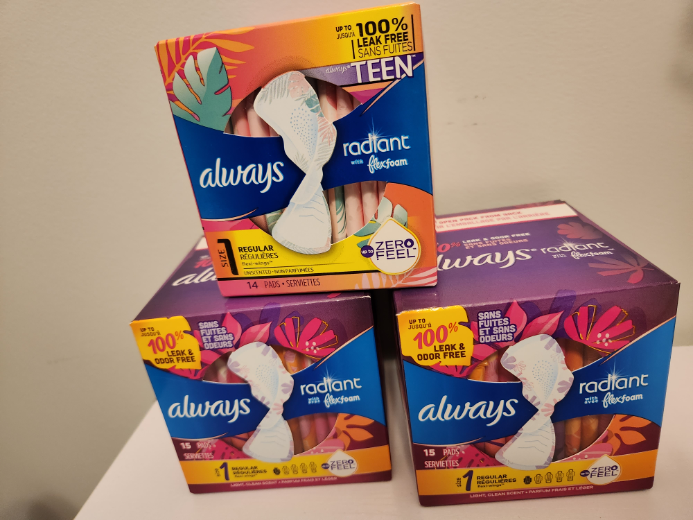 BNIB always radiant size 1 pads thumbnail