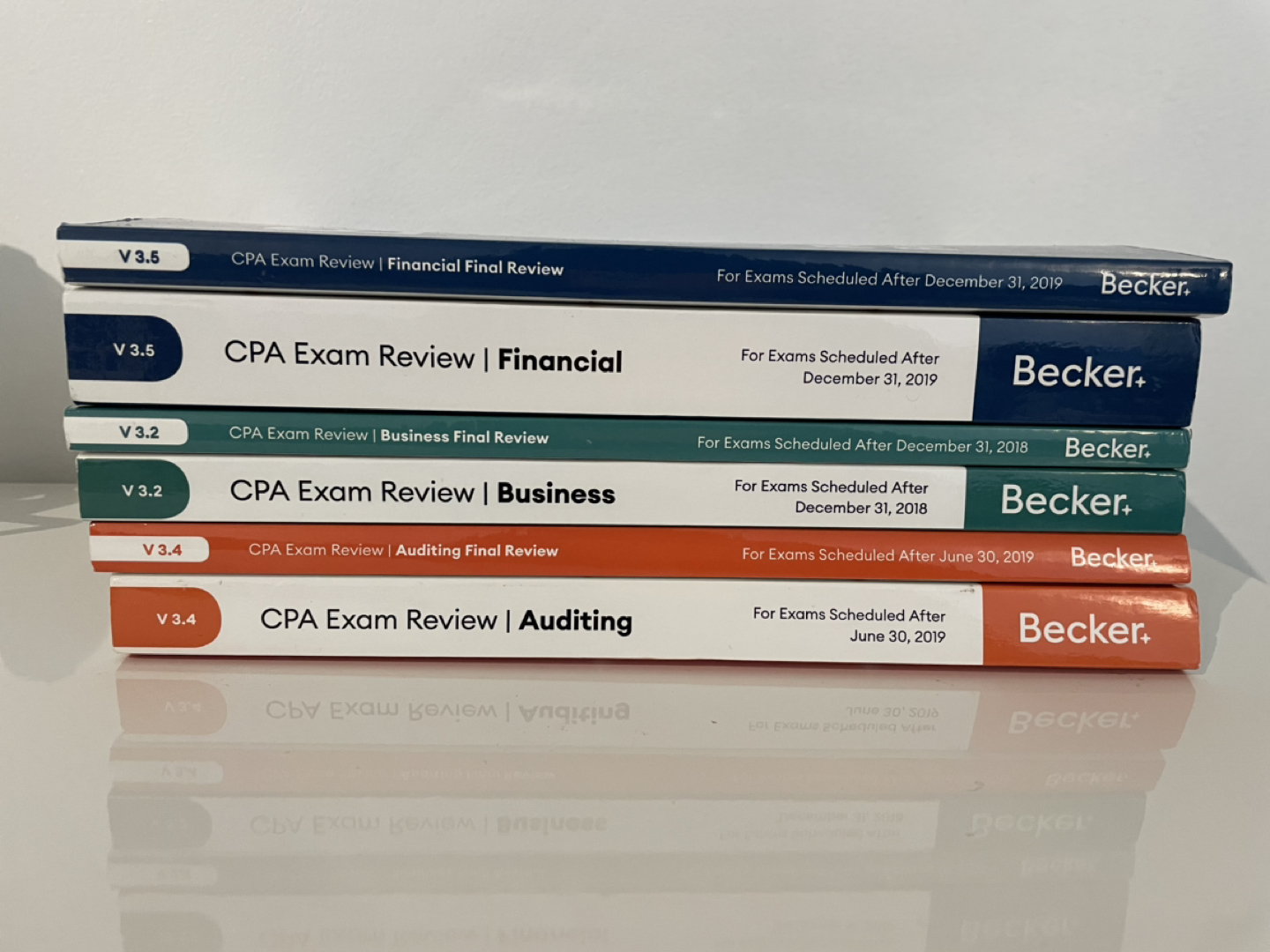 Becker CPA Study books