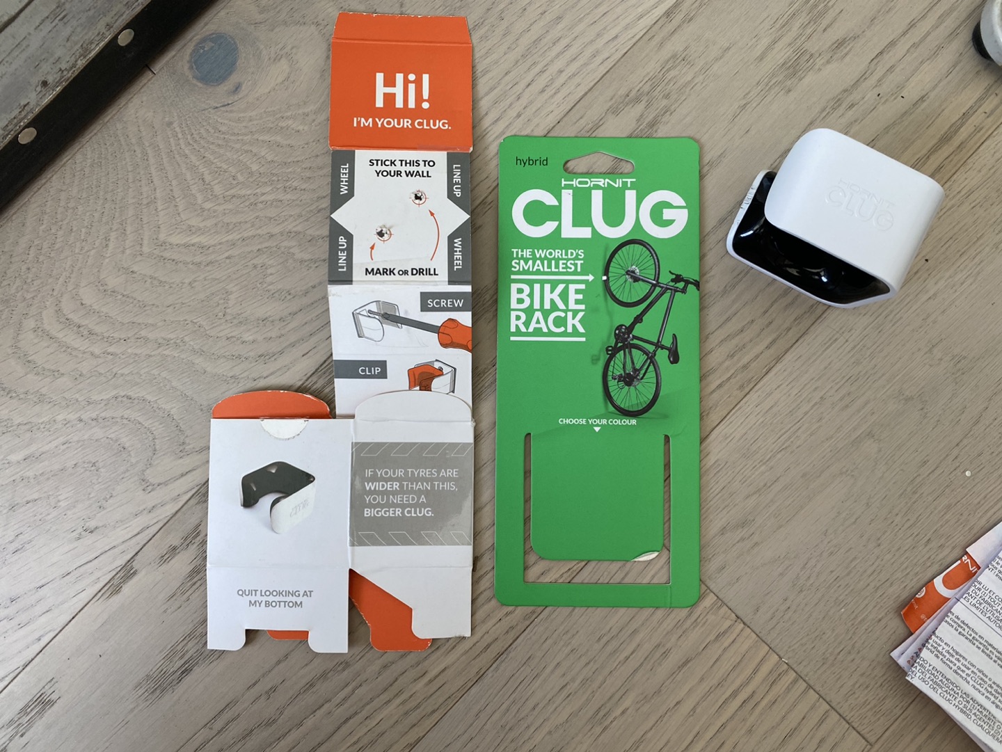 CLUG Wall Mounted Bike Rack