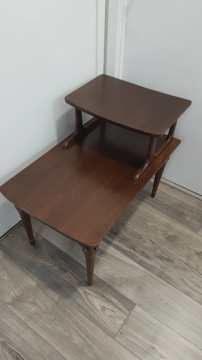 MCM Side/End Table - Solid Walnut