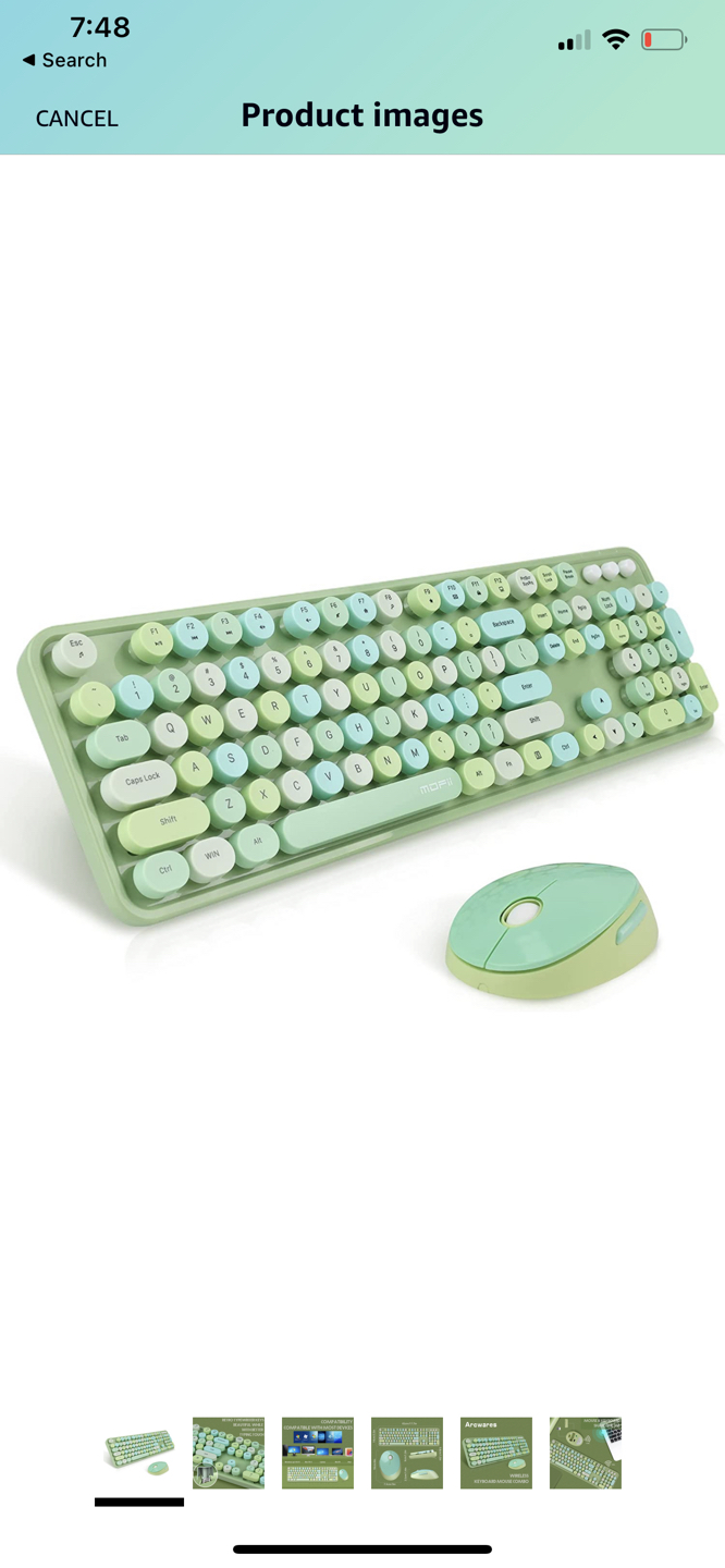 Wireless Keyboard and Mouse, for Computer, Laptop, PC Desktops thumbnail