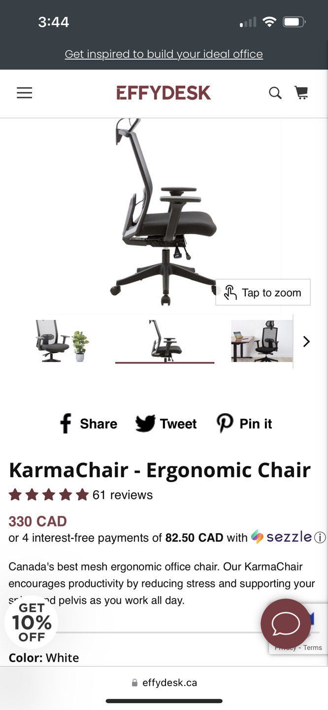 EffyDesk Karma Chair Office chair - photo 2
