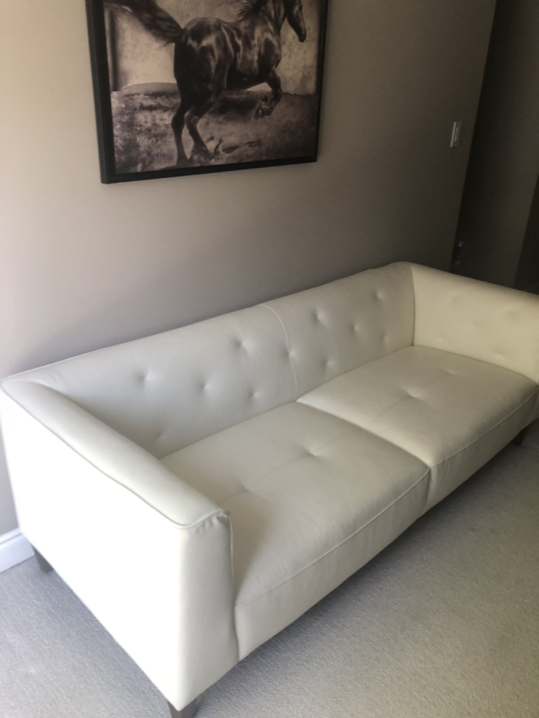 Sofa modern leather - photo 2