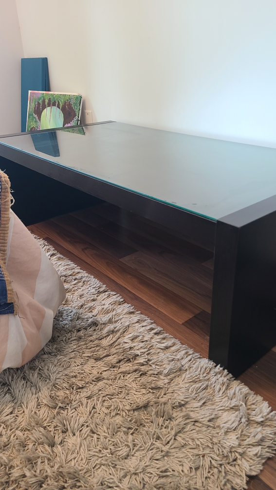 Glass Top coffee table