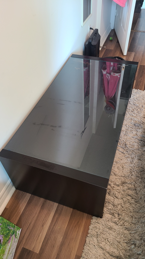 Glass Top coffee table - photo 2