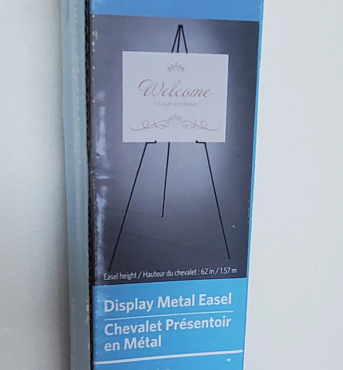 Black Metal Easel 62" - 1.57cm thumbnail