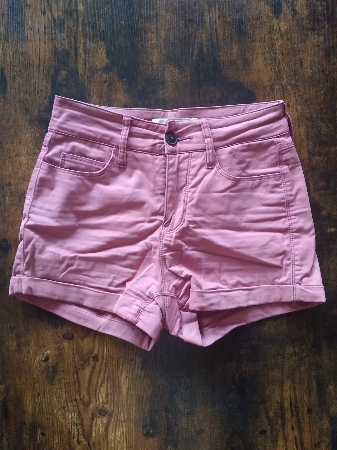 pink Jean shorts size x-small thumbnail