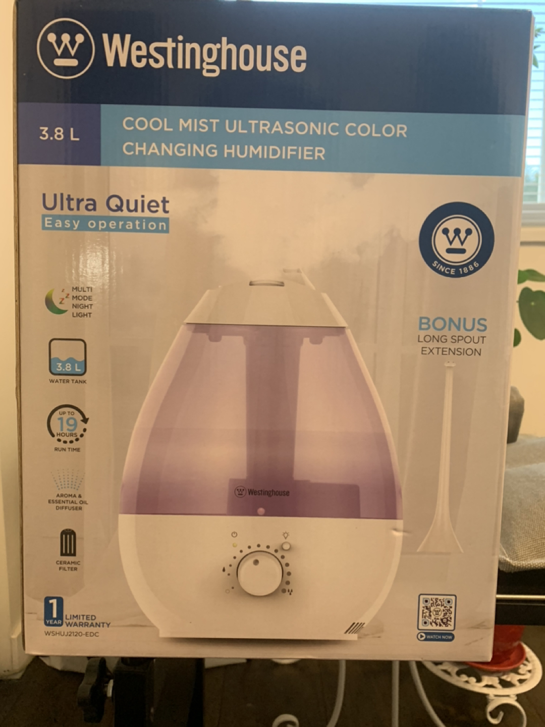 Cool Mist Ultrasonic Color Changing Humidifier