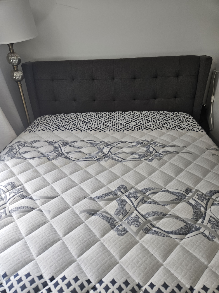 Queen headboard and frame