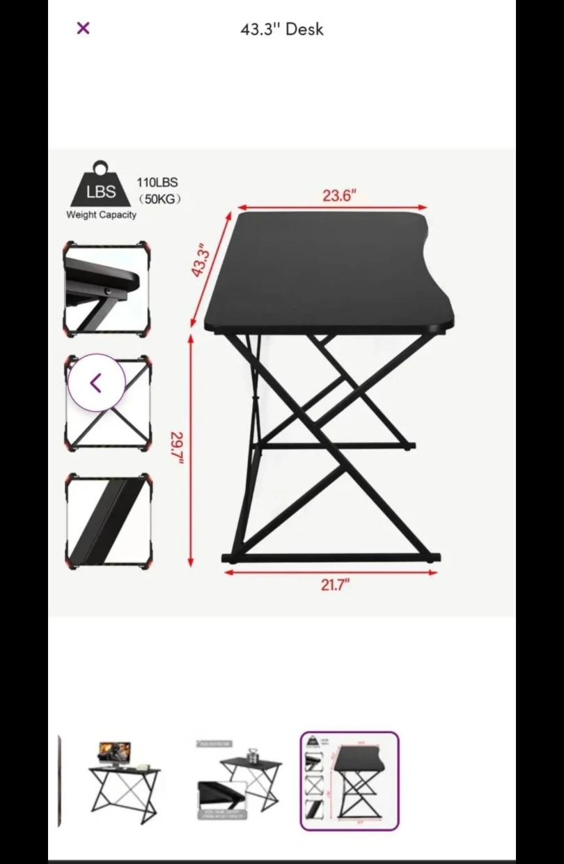 Brand New desk/office furniture table - photo 3