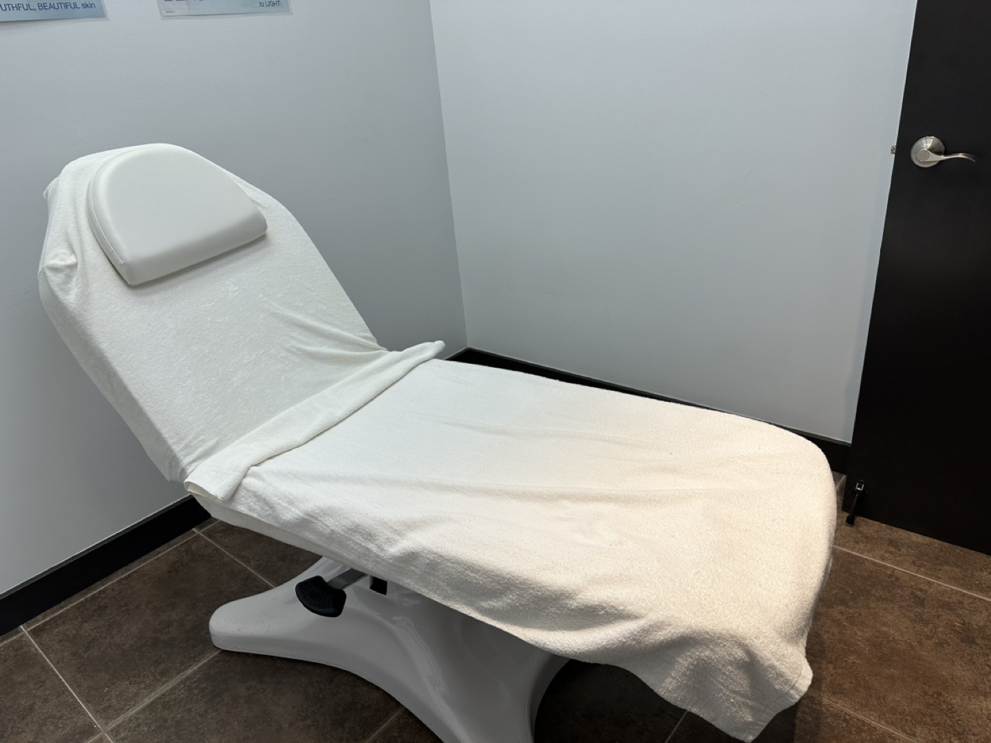 Spa treatment beds.
