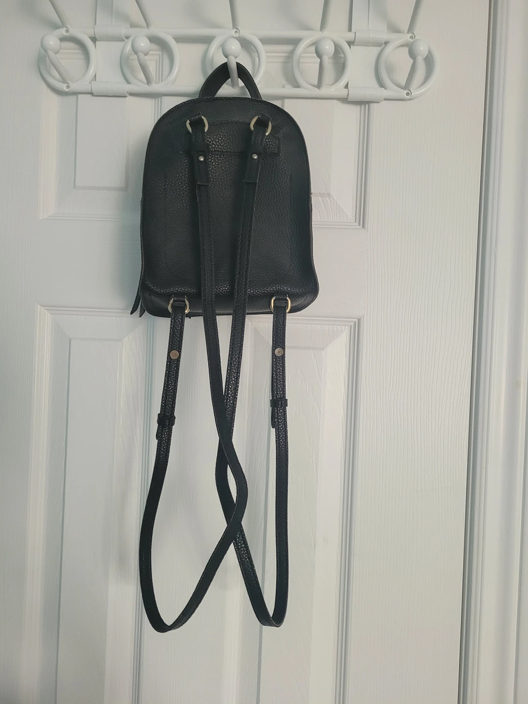 miniso mini leather backpack - photo 2