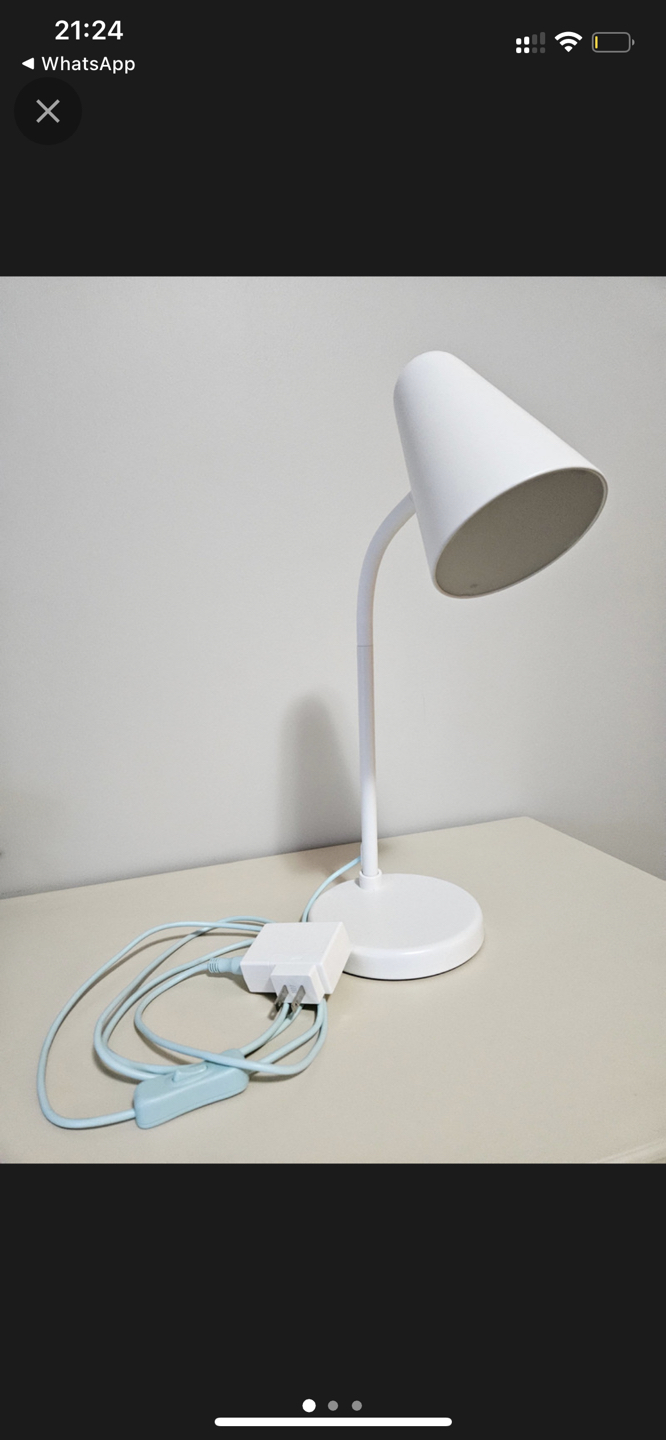 Set of white LED work/ children lamps (x2) - photo 2