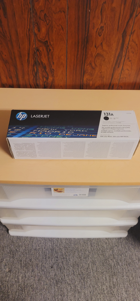 HP 131A black toner thumbnail
