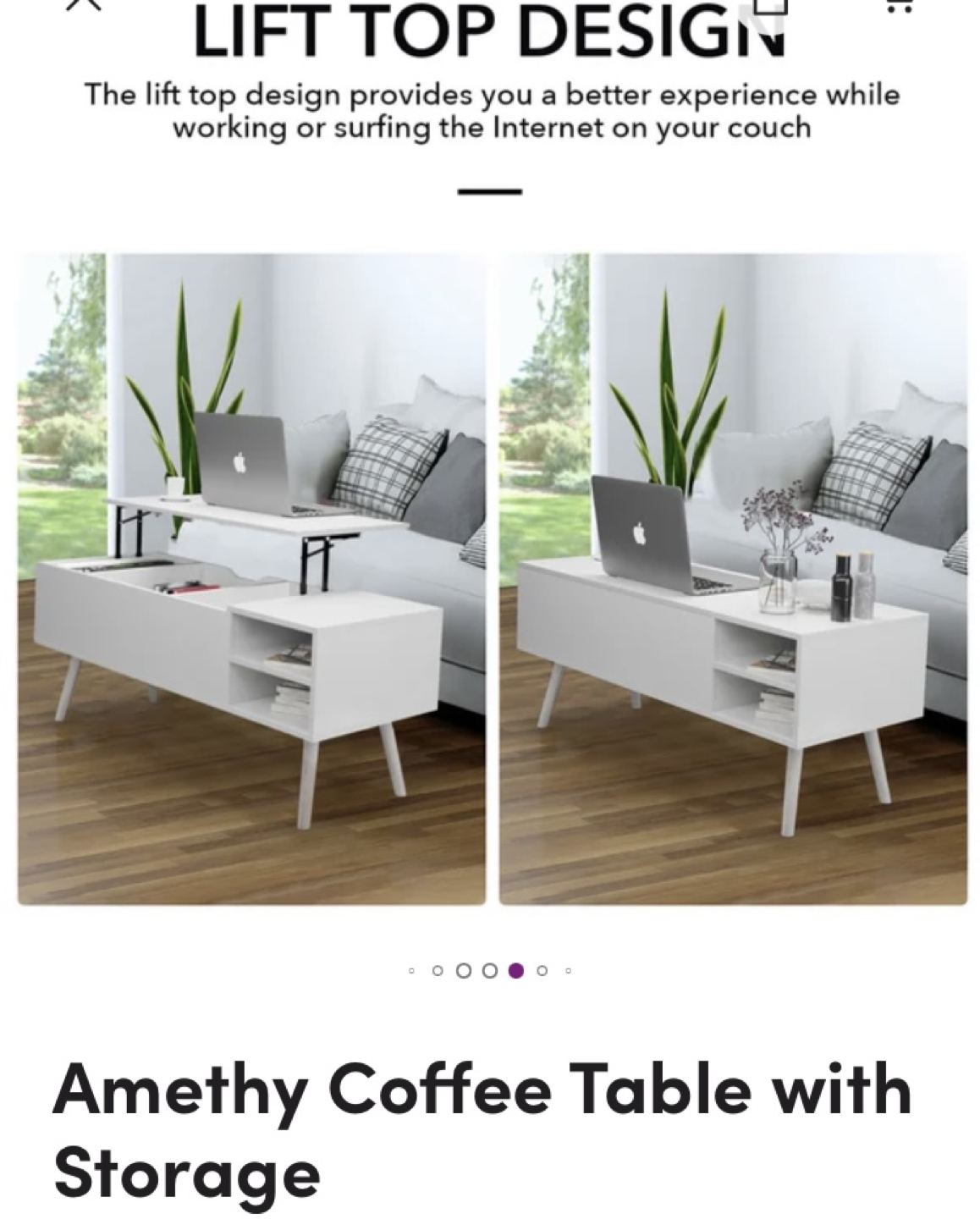 White Cofee table (new/unopened)
