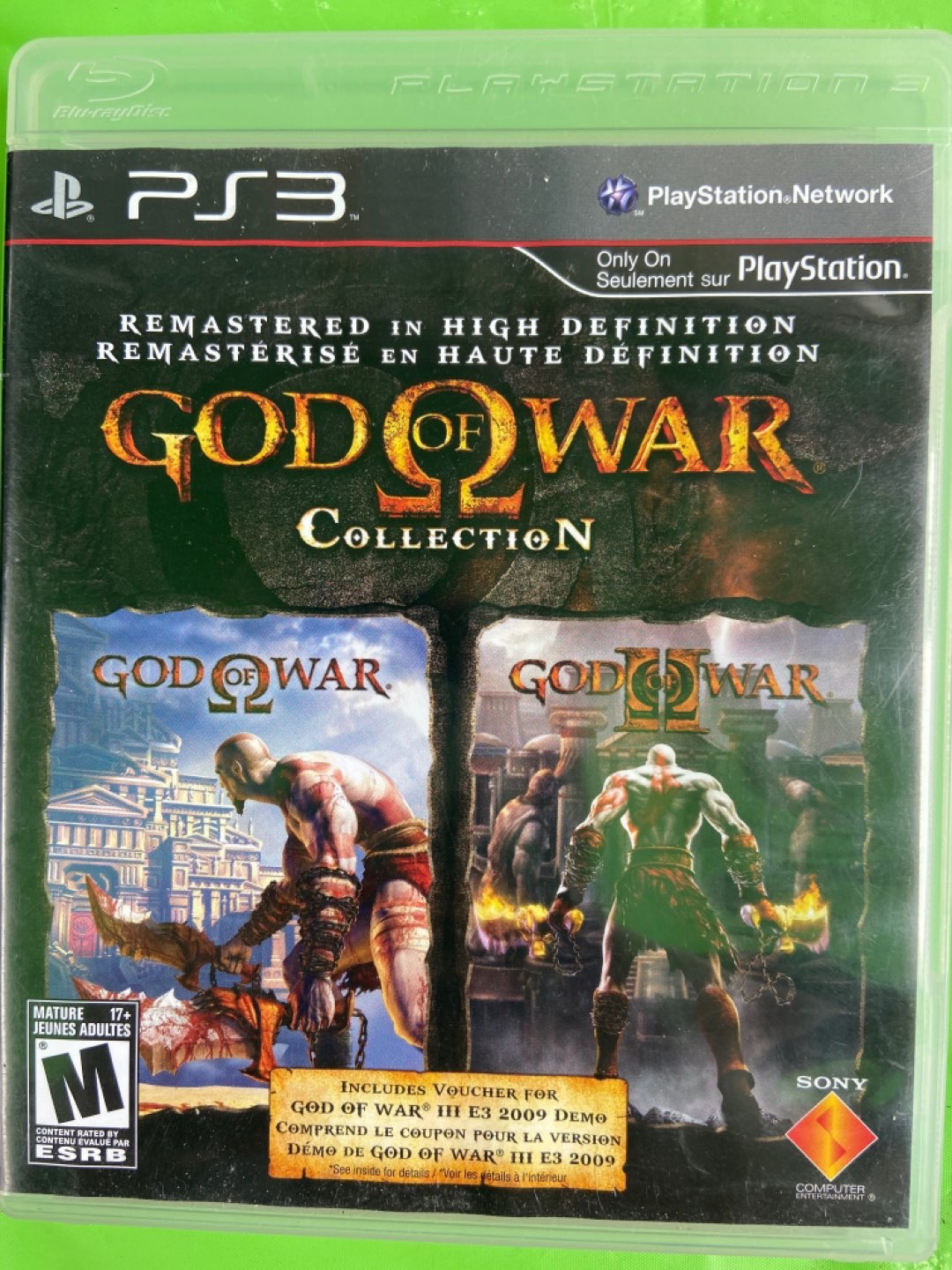 PS3 Game— God of War Collection: 1 & 2 thumbnail