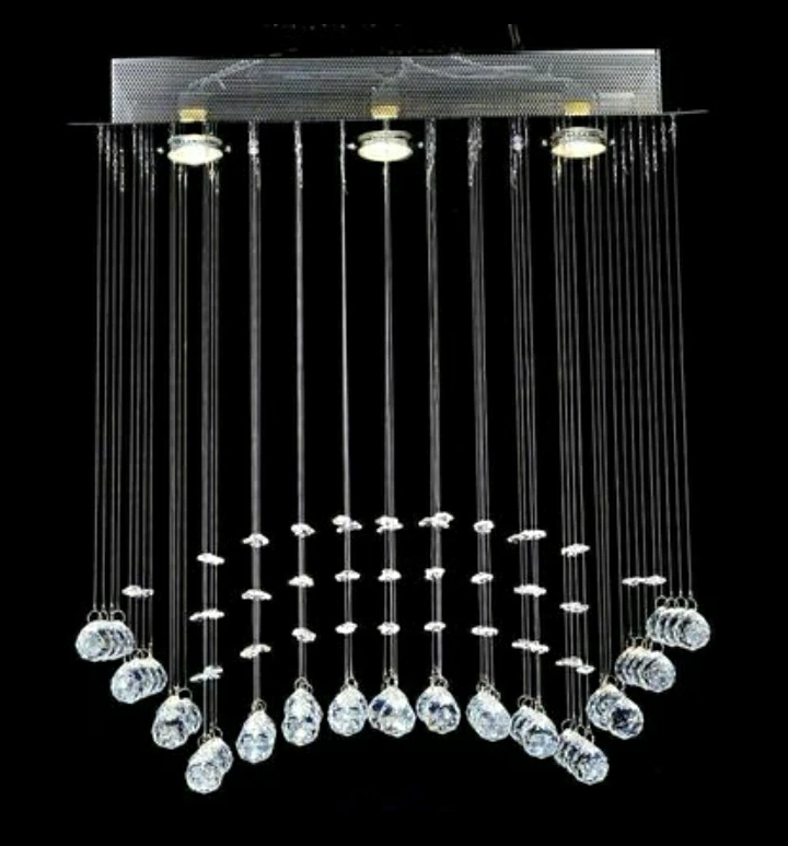 Classic Luxury Crystal Ceiling lamp Flush Mount Crystal image indicator(2)