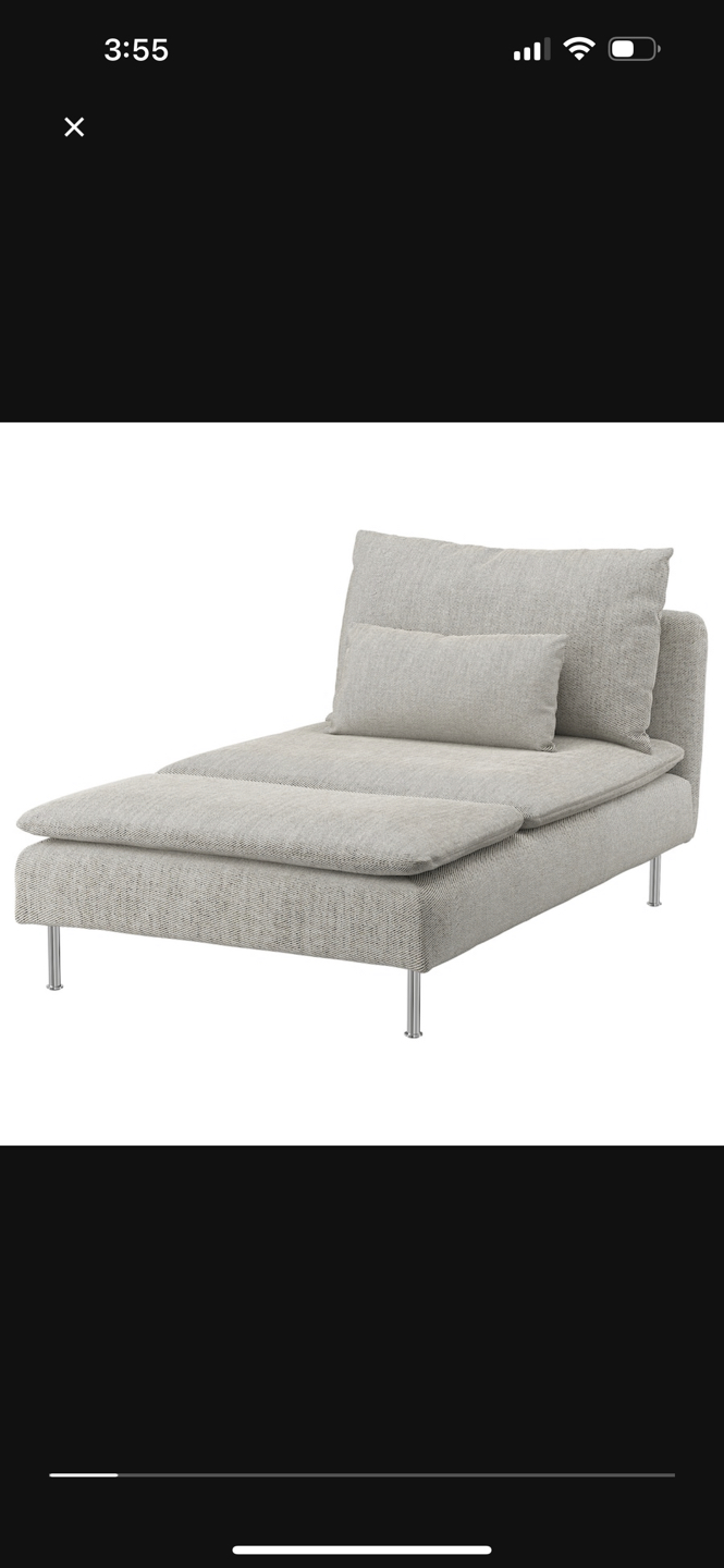 Soderham ikea chaise Turquoise